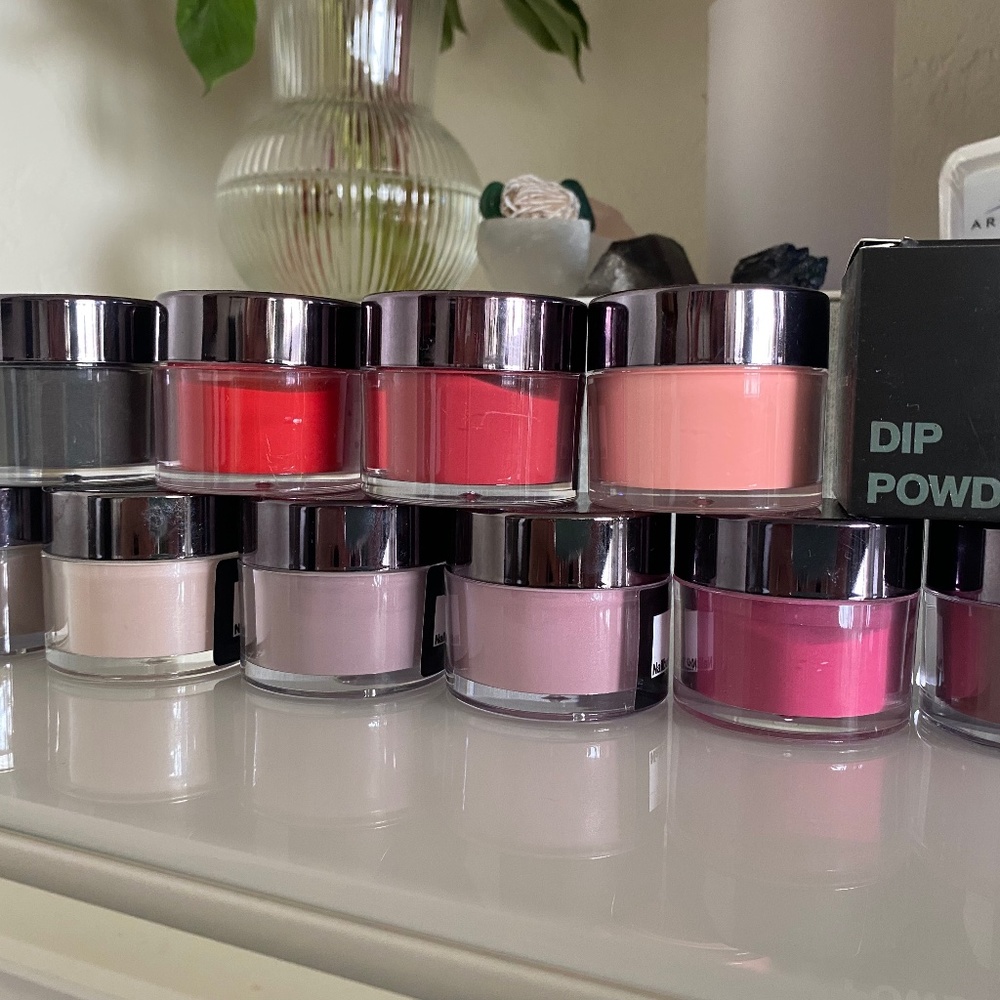 Nailboo dip powders, some never used, some used once.